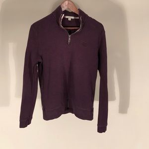 Burberry Brit Half-Zip Maroon Pullover size M